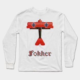 Fokker (Airplane) Long Sleeve T-Shirt